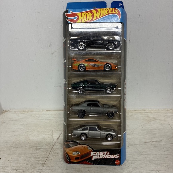 Hot Wheels Other - Mattel Hot Wheels Fast & Furious 5 Car Multipack 1/64 Scale Nib